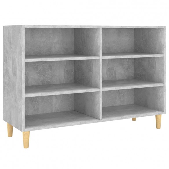 Buffet Gris béton 103,5x35x70 cm Aggloméré