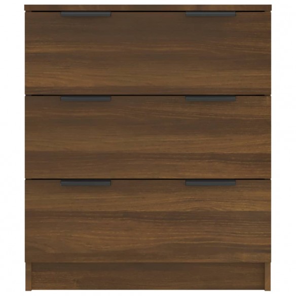 Buffet Chêne marron 60x30x70 cm Bois d'ingénierie