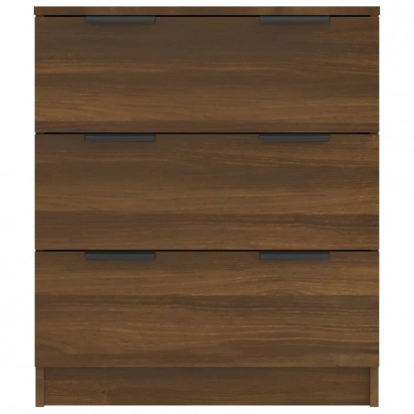 Buffet Chêne marron 60x30x70 cm Bois d'ingénierie