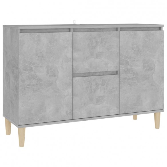 Buffet Gris béton 103,5x35x70 cm Aggloméré