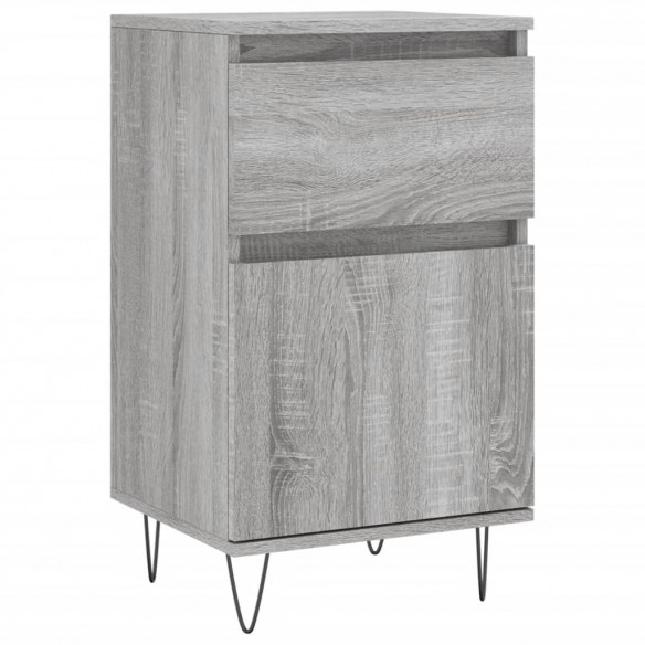 Buffet sonoma gris 40x35x70 cm bois d'ingénierie