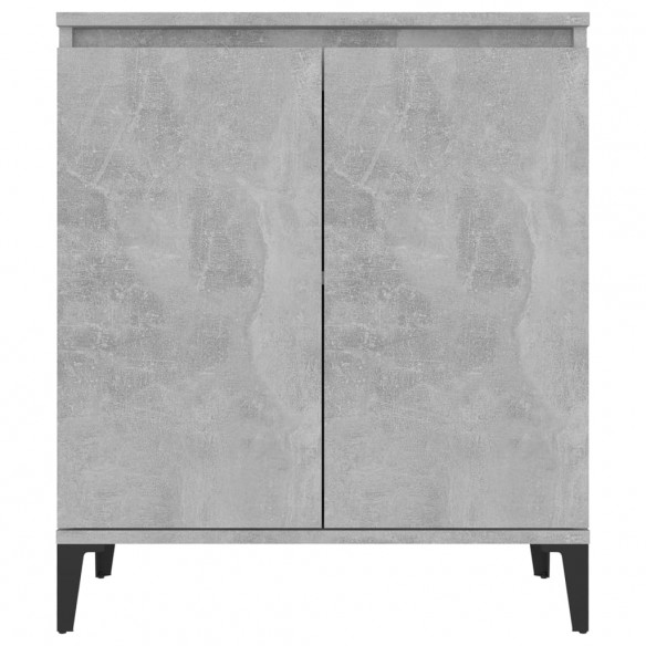 Buffet Gris béton 60x35x70 cm Aggloméré