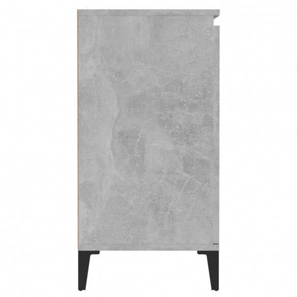 Buffet Gris béton 60x35x70 cm Aggloméré