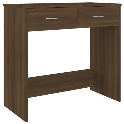 Bureau Chêne marron 80x40x75 cm  2