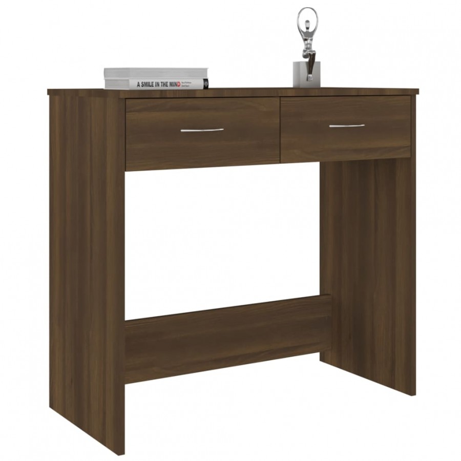 Bureau Chêne marron 80x40x75 cm 