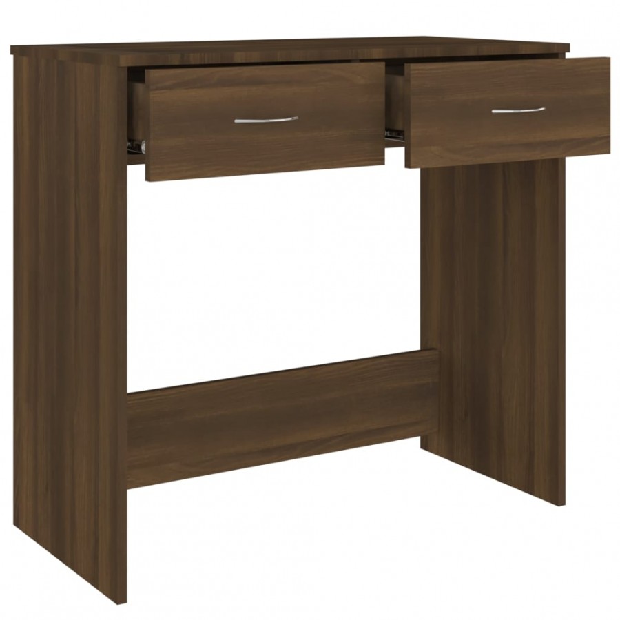 Bureau Chêne marron 80x40x75 cm 