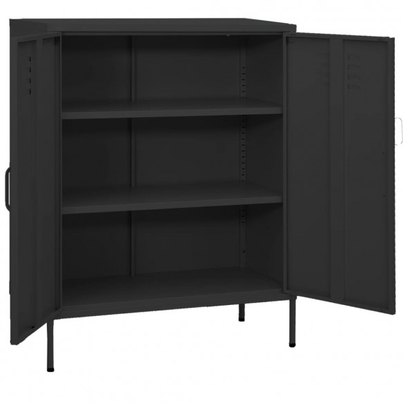 Armoire de rangement Anthracite 80x35x101,5 cm Acier