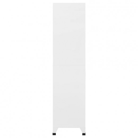 Armoire à casiers Blanc 90x45x180 cm Acier