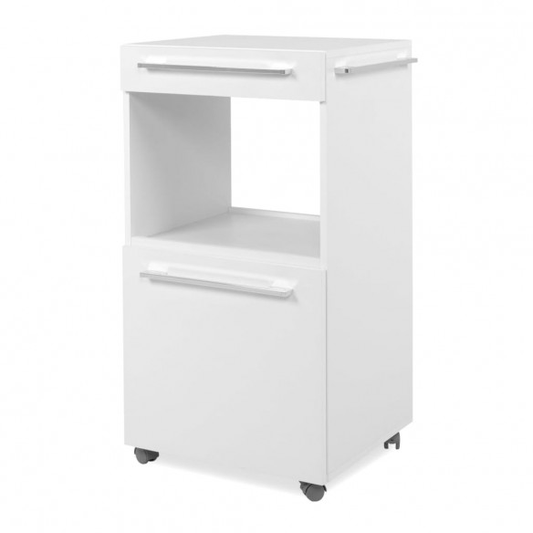 Finori Armoire de rangement roulante Palma 35A Blanc