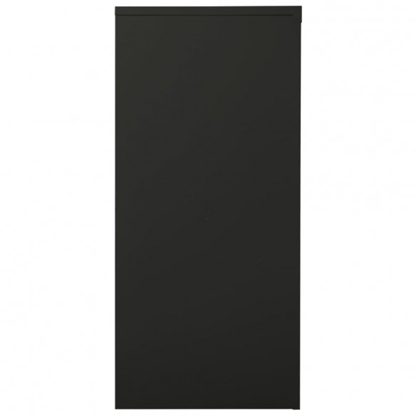 Armoire à portes coulissantes Anthracite 90x40x90 cm Acier