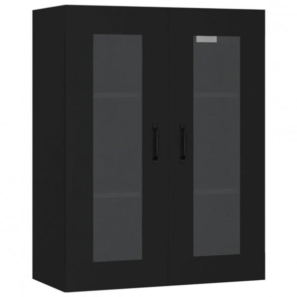 Armoire murale suspendue Noir 69,5x34x90 cm