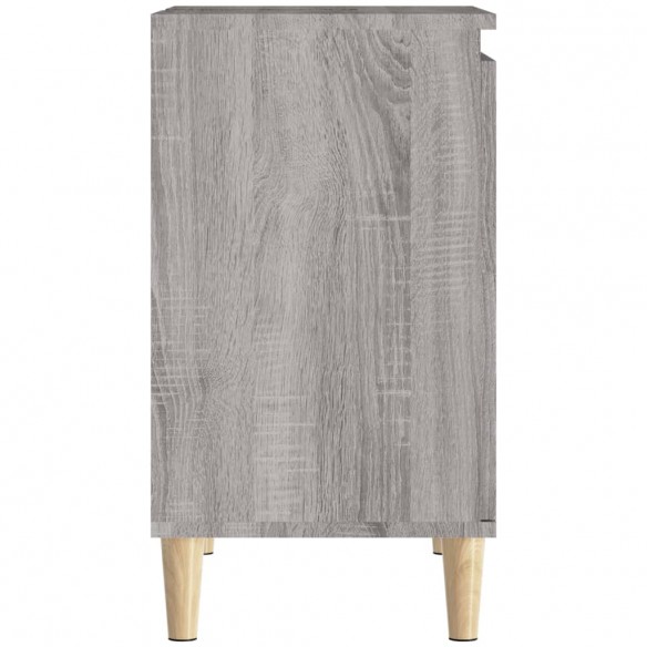 Meuble d'évier sonoma gris 58x33x60 cm bois d'ingénierie