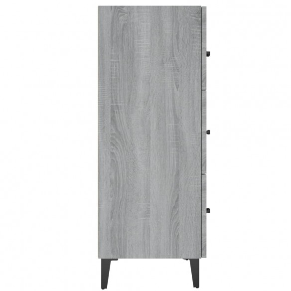 Buffet sonoma gris 69,5x34x90 cm bois d'ingénierie