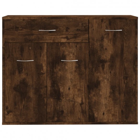 Buffet Chêne fumé 88x30x70 cm Bois d'ingénierie