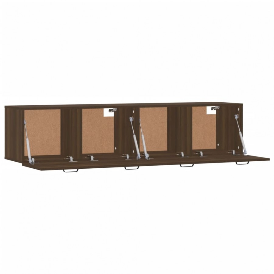 Armoires murales 2pcs Chêne brun 60x36,5x35cm 