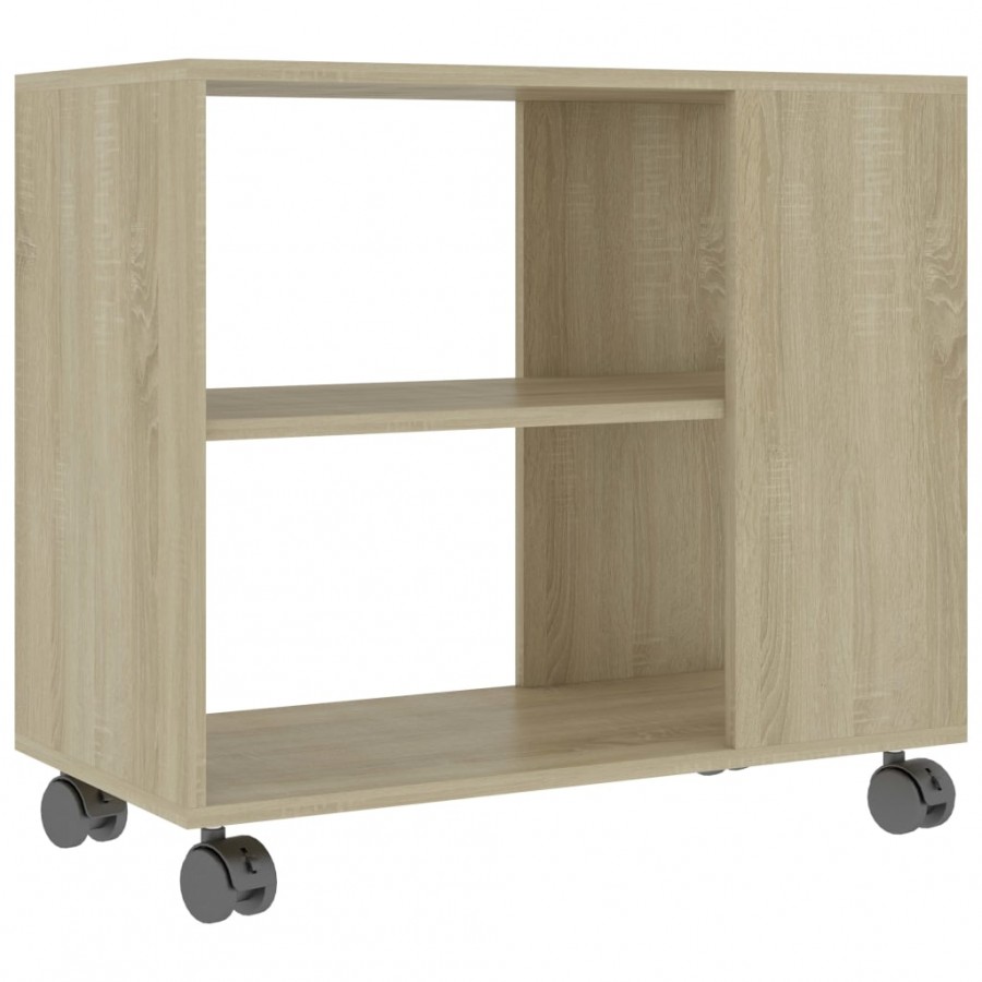 Table d'appoint Chêne sonoma 70x35x55 cm 