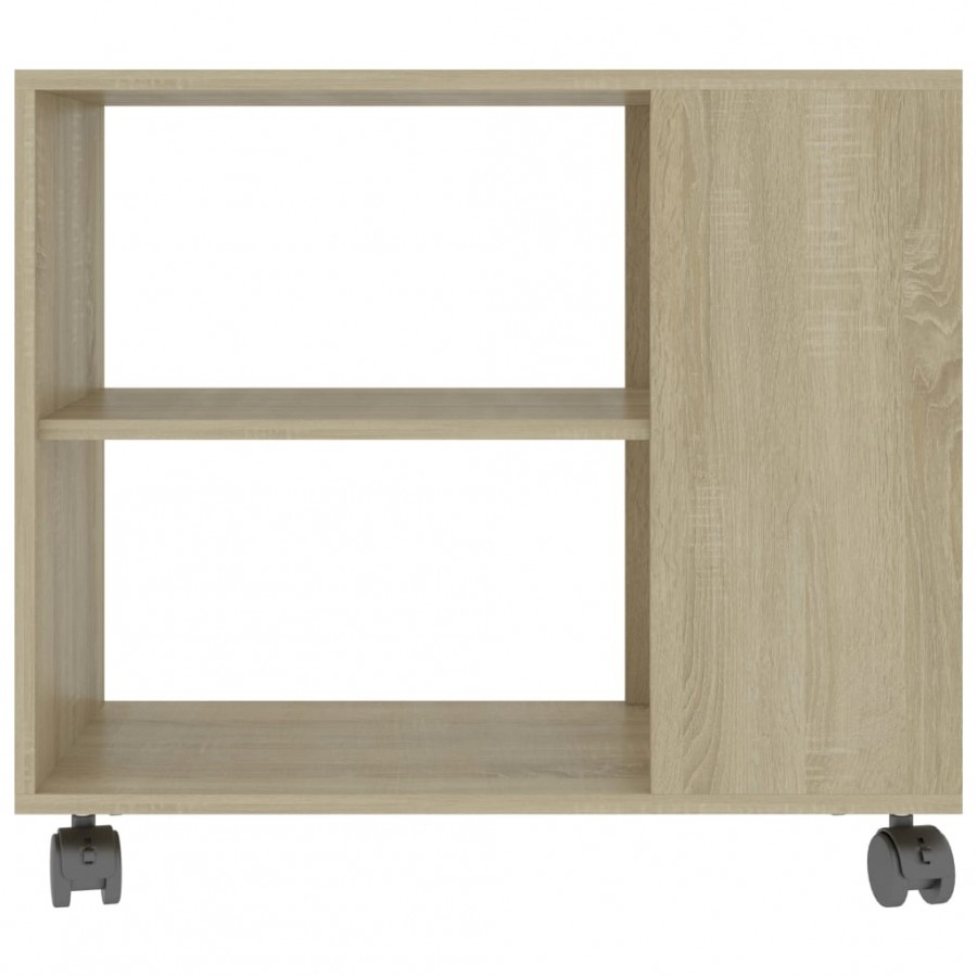 Table d'appoint Chêne sonoma 70x35x55 cm 