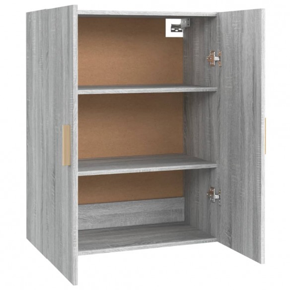 Armoire murale suspendue Sonoma gris 69,5x34x90 cm