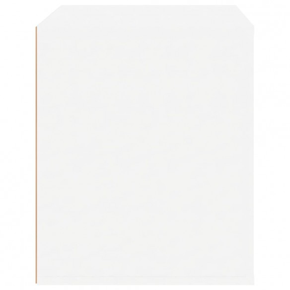 Table de chevet Blanc brillant 50x39x47 cm