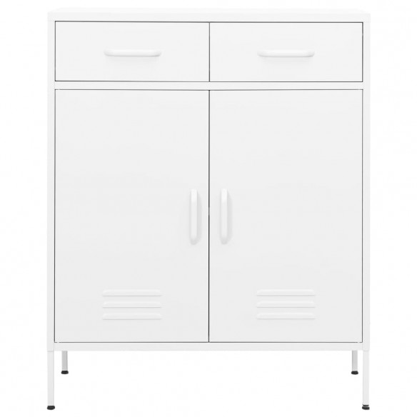 Armoire de rangement Blanc 80x35x101,5 cm Acier