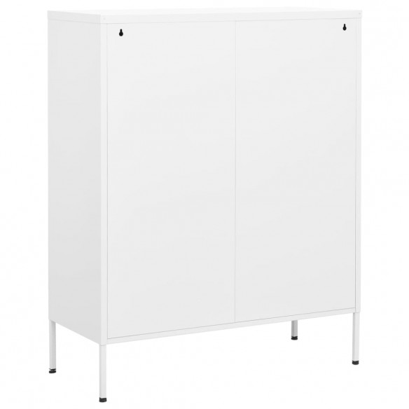 Armoire de rangement Blanc 80x35x101,5 cm Acier