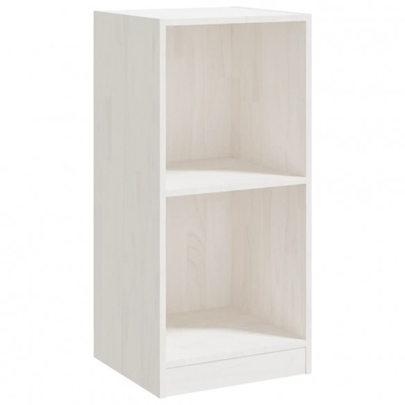 Armoire d'appoint Blanc 35,5x33,5x76 cm Bois de pin massif