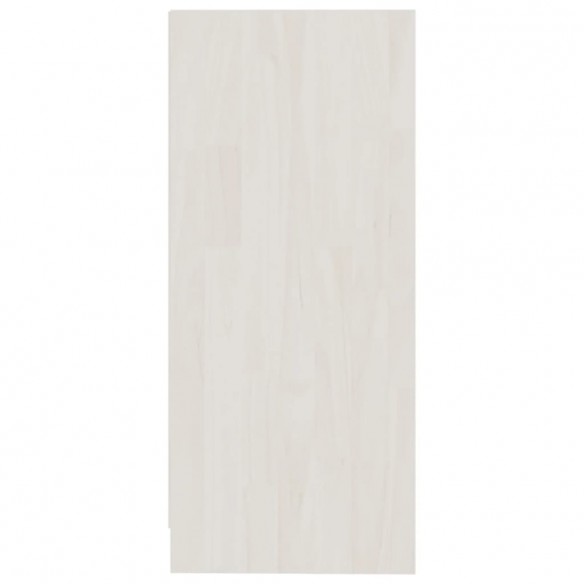 Armoire d'appoint Blanc 35,5x33,5x76 cm Bois de pin massif