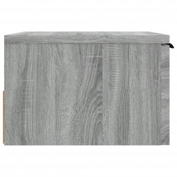 Tables de chevet murales 2 pcs Sonoma gris 34x30x20 cm