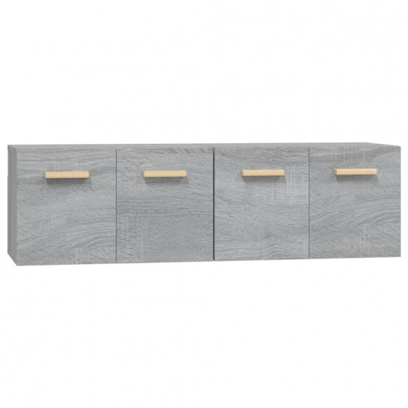 Armoires murales 2 pcs Sonoma gris 60x36,5x35 cm Bois