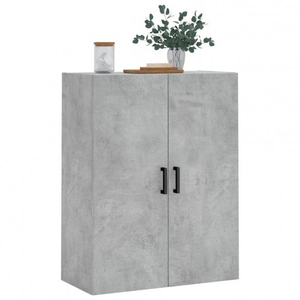 Armoire murale gris béton 69,5x34x90 cm