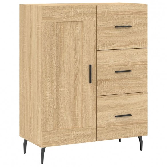 Buffet haut Chêne sonoma 69,5x34x180 cm Bois d'ingénierie