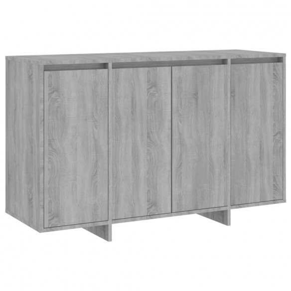 Buffet Sonoma gris 120x41x75 cm Aggloméré