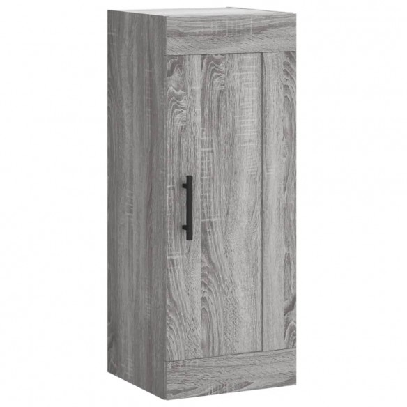 Armoire murale sonoma gris 34,5x34x90 cm bois d'ingénierie