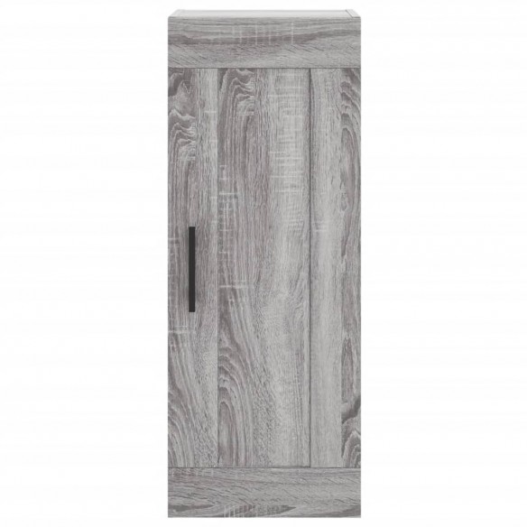 Armoire murale sonoma gris 34,5x34x90 cm bois d'ingénierie