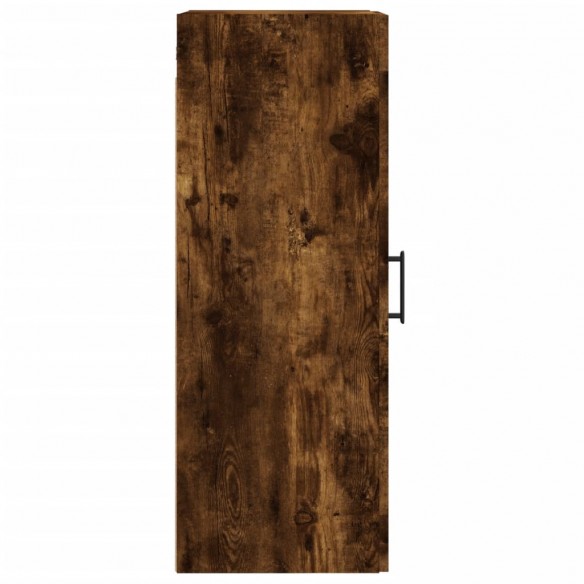 Armoire murale chêne fumé 34,5x34x90 cm bois d'ingénierie