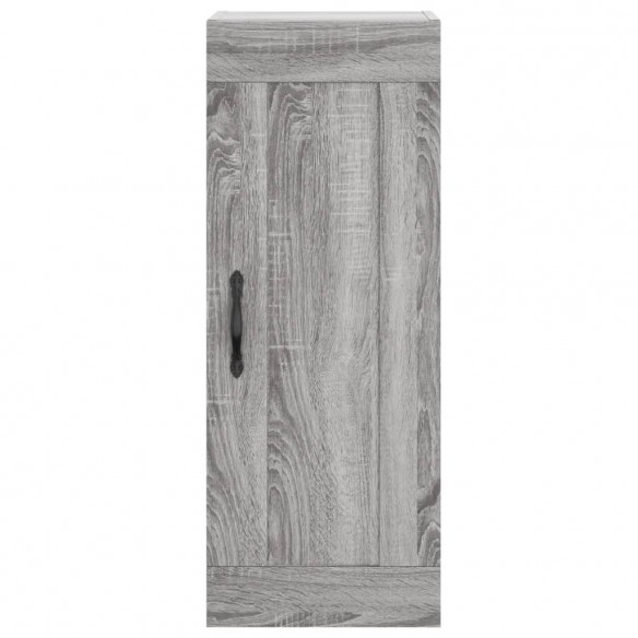 Buffet haut Sonoma gris 34,5x34x180 cm Bois d'ingénierie