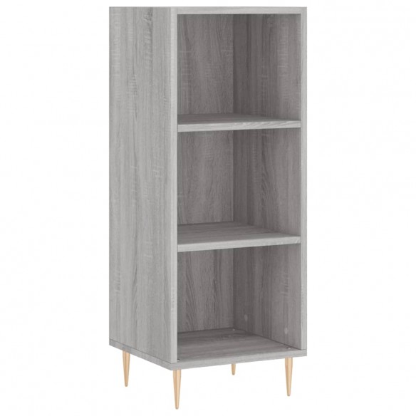 Buffet haut Sonoma gris 34,5x34x180 cm Bois d'ingénierie