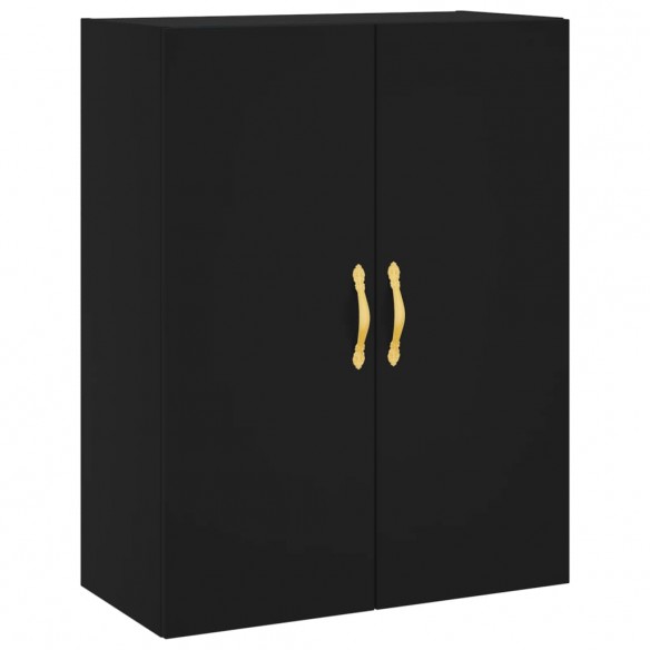 Armoire murale noir 69,5x34x90 cm