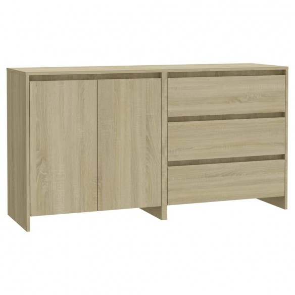 Buffets 2 pcs Chêne sonoma Bois d'ingénierie