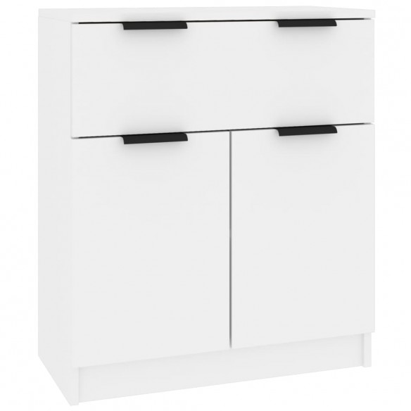 Buffets 3 pcs Blanc Bois d'ingénierie