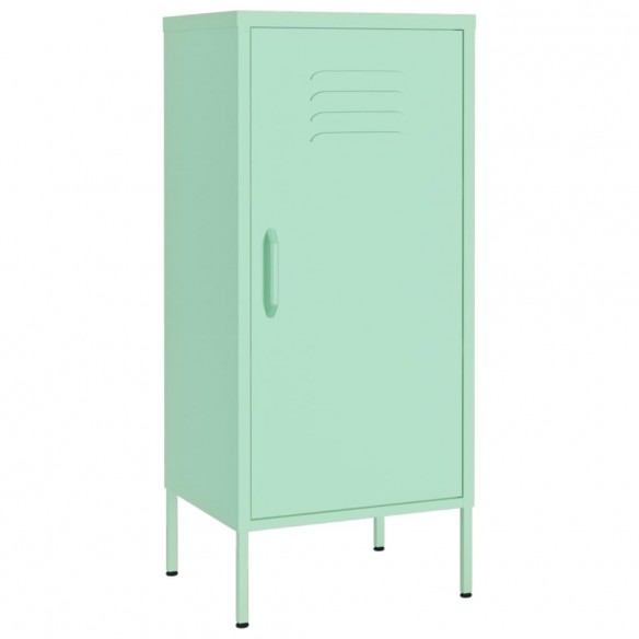 Armoire de rangement Vert menthe 42,5x35x101,5 cm Acier