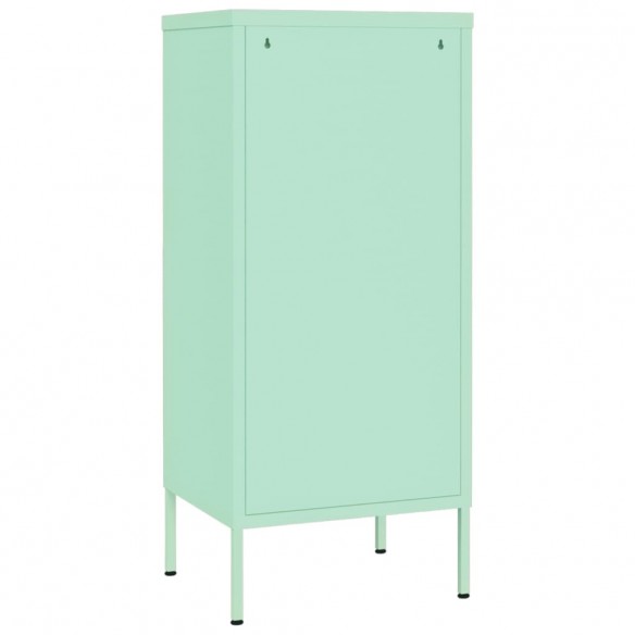 Armoire de rangement Vert menthe 42,5x35x101,5 cm Acier