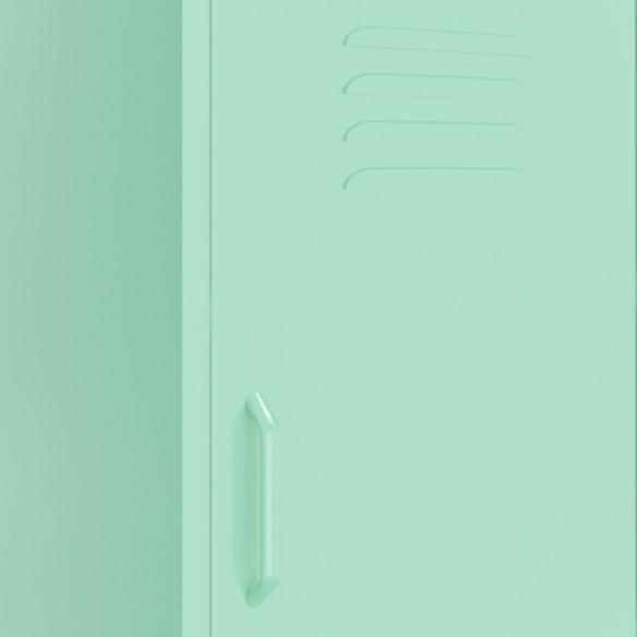 Armoire de rangement Vert menthe 42,5x35x101,5 cm Acier