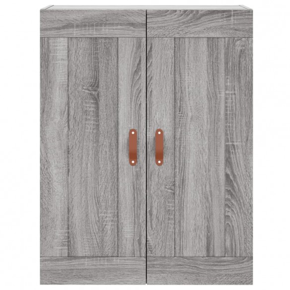 Armoires murales 2 pcs sonoma gris bois d'ingénierie