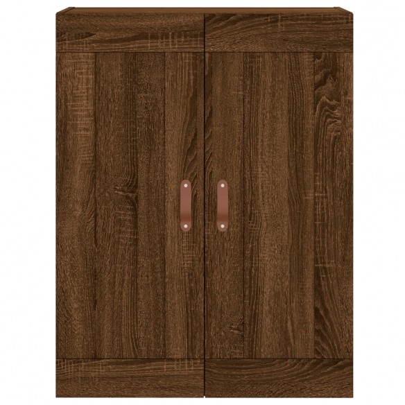 Armoires murales 2 pcs chêne marron bois d'ingénierie