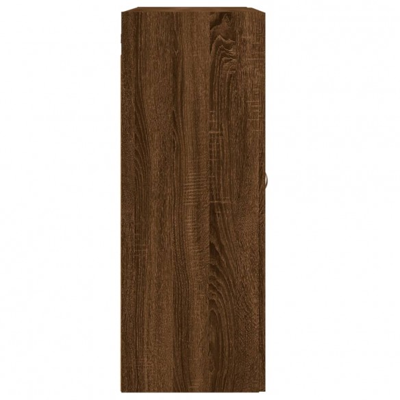 Armoires murales 2 pcs chêne marron bois d'ingénierie