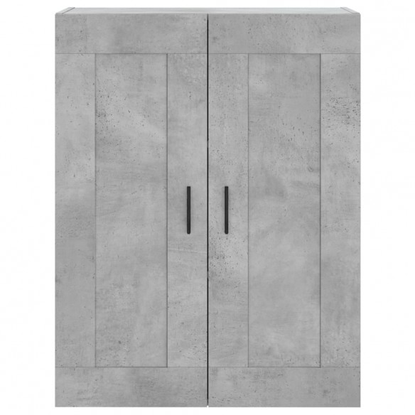 Armoire murale gris béton 69,5x34x90 cm bois d'ingénierie