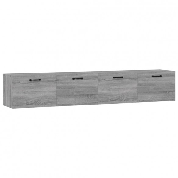 Armoires murales 2 pcs Sonoma gris 100x36,5x35 cm