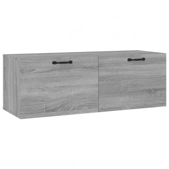 Armoire murale Sonoma gris 100x36,5x35 cm Bois d'ingénierie