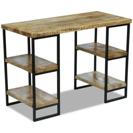 Bureau en bois de manguier 110 x 50 x 76 cm 2